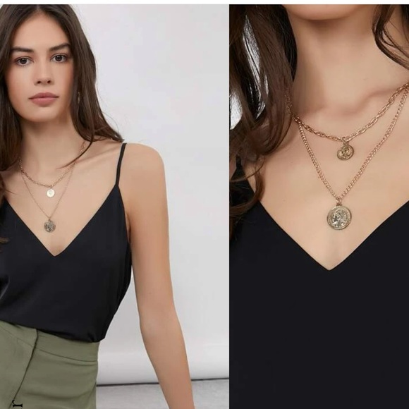 $13 each! 3 xs camis black, ivory, watermelon - Picture 2 of 9